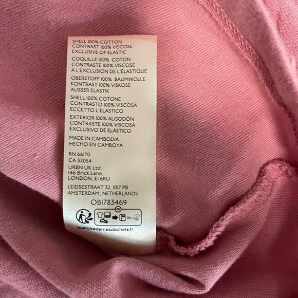 NWT Free People Kathy Tee in Blush. Size Large - Picture 5 of 10